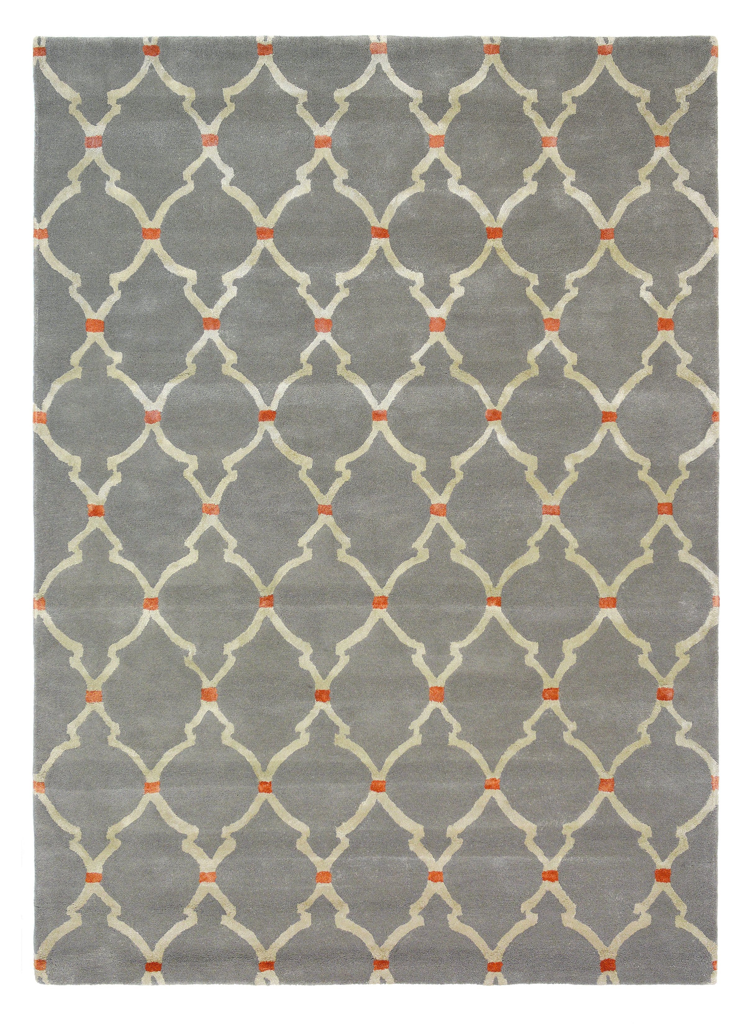 Sanderson Empire Trellis in Slate : 45504