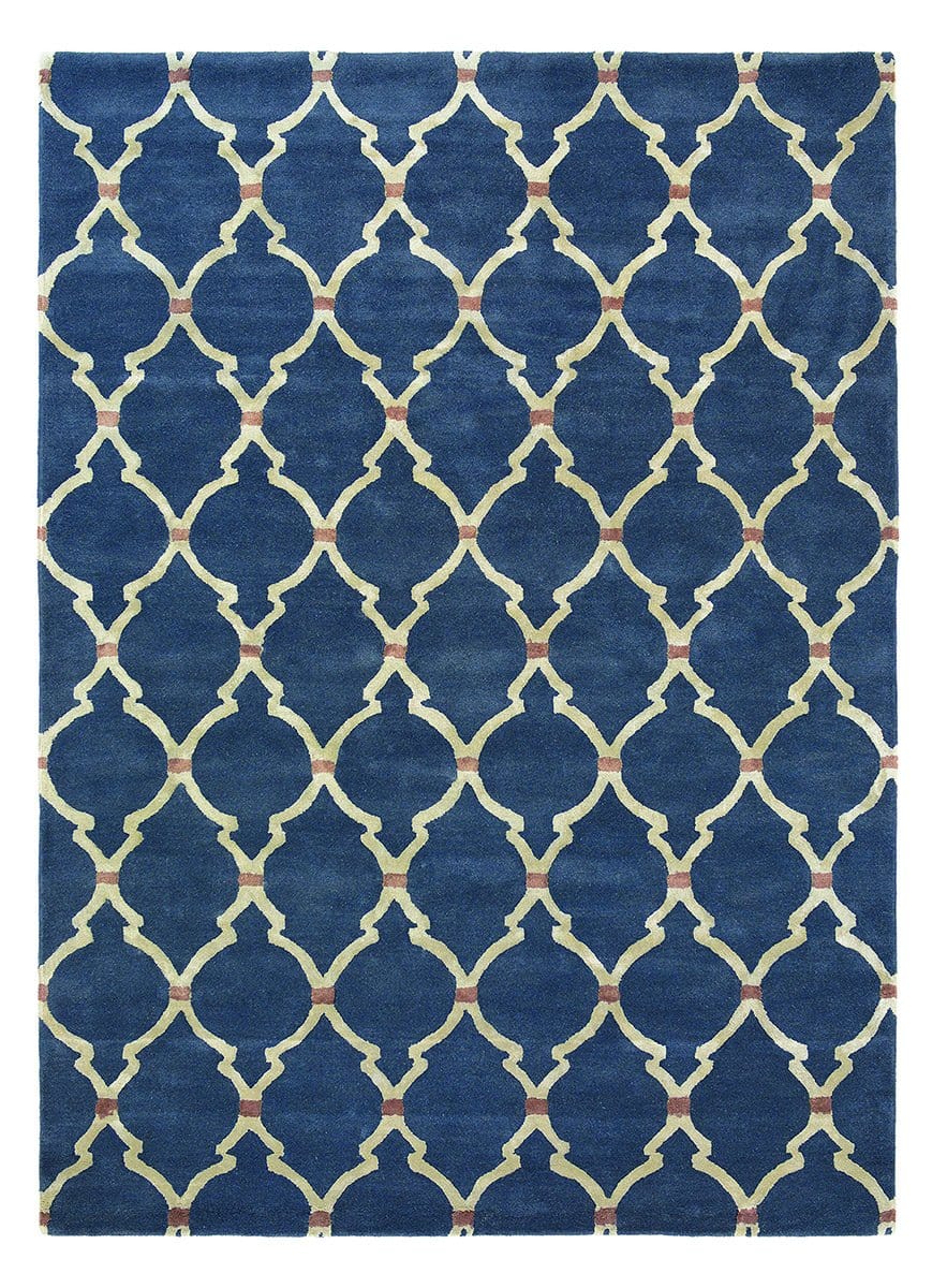 Sanderson Empire Trellis in Indigo : 45508