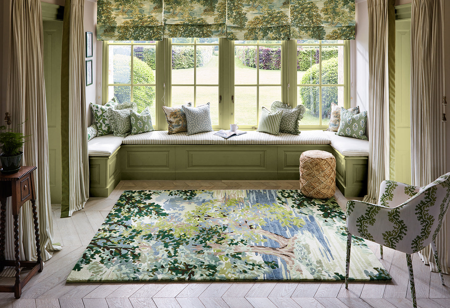 Sanderson Ancient Canopy Forest Green 146708 Rug