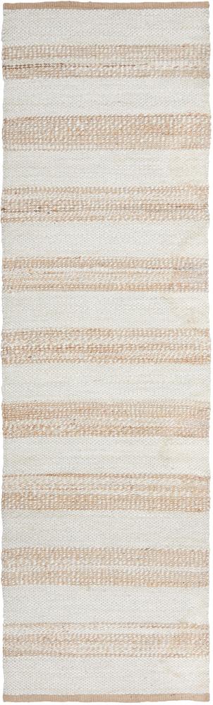 Noosa Stripes in White and Natural : Runner
