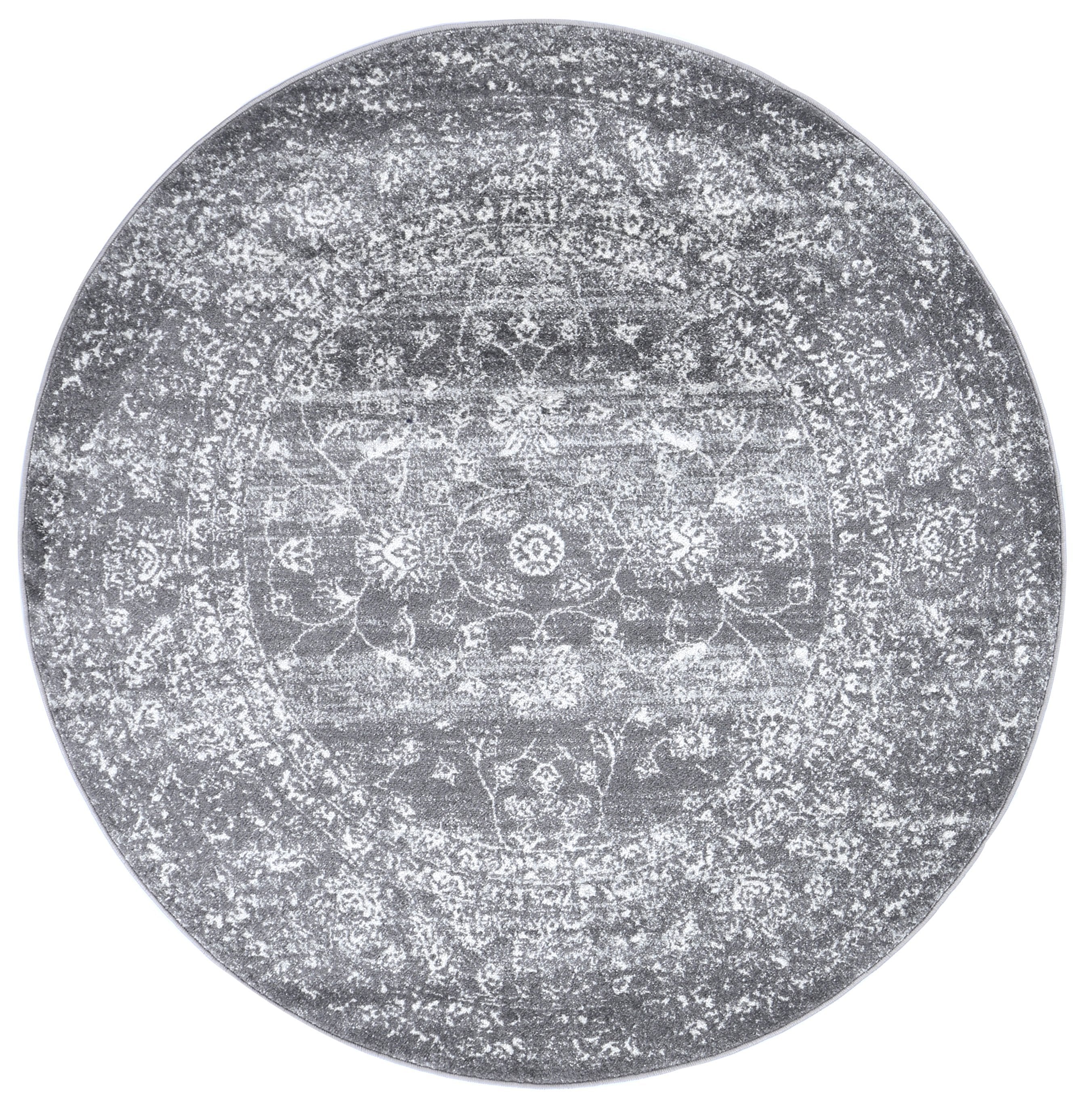 Provence Transitional in Grey : Round
